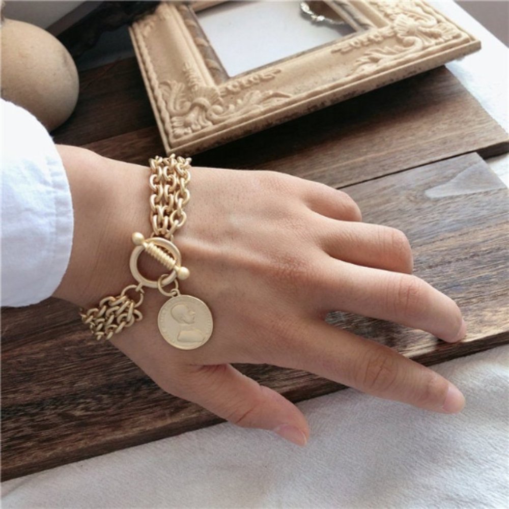 Matte Gold Bracelet
